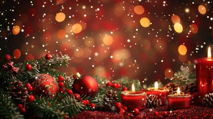 Background of a Christmas card