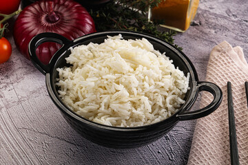 Indian cuisine Steamed basmati rice