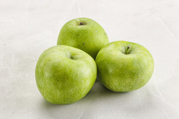 Sweet and juicy green apple