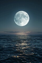 full moon OCEAN Generative AI