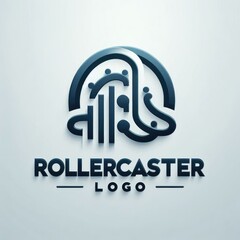 Future Speed: Minimalist and Futuristic Rollercoaster Logo
