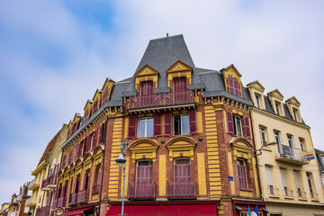 Obraz premium Dans les rues de Villers-sur-Mer