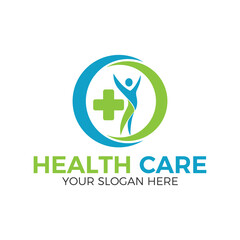 Medical pharmacy logo design and  health care
Template - vector illustrator 
