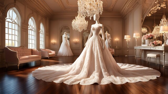 Wedding dress salon sale