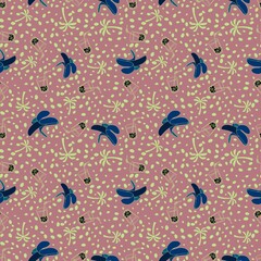 Abstract cartoon summer fruit seamless banana pattern for wrapping paper