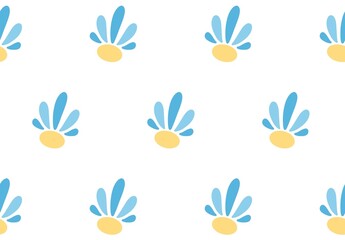 seamless pattern with flowers