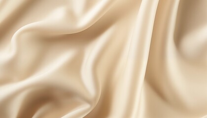 Obraz premium beige creme silk fabric background