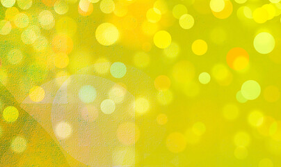 Yellow bokeh background for banner, poster, Party, Anniversary, greetings, and various design works