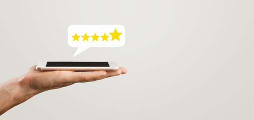 Experience customer services with five stars review