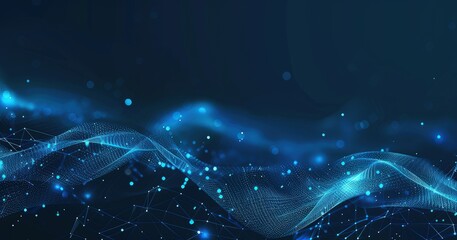 Elegant Blue Sparkles