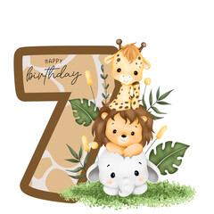 animal alphabet letter © betania