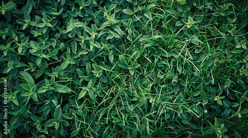 Aufkleber texture of a background with vibrant green grass design component