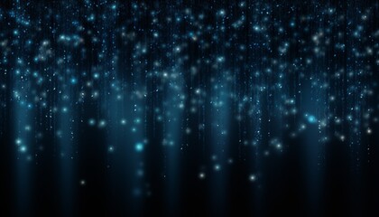 abstract background with blue light particles