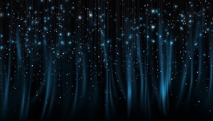 abstract background with blue light particles