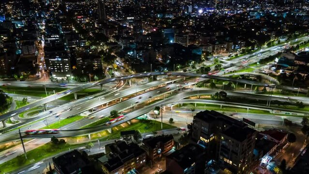 Hyperlapse norte de Bogot&aacute;, Colombia. Puentes calle 94, NQS y autopista norte.
