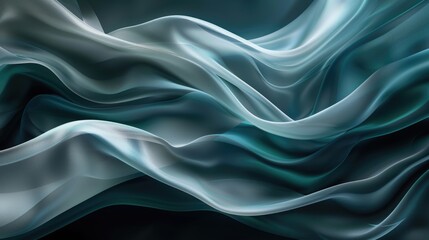 Obraz premium A detailed shot of blue and white fabric texture