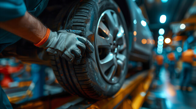 Car care maintenance and servicing, Tires in the auto, Generative AI	
