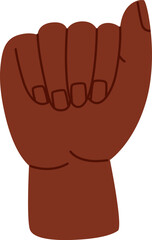 Hand Sign Alphabet A Letter