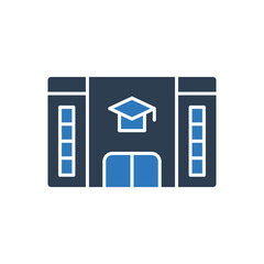 School icon - College Icon - University Icon