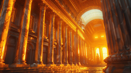 Capture the grandeur of London, United Kingdom created with Generative AI technology