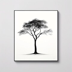 tree in a background