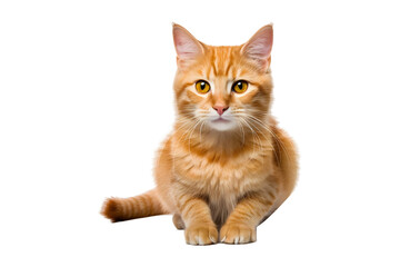 Obraz premium Brown_Cat (PNG) isolated on transparent background