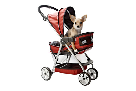 Dog Stroller (PNG) isolated on transparent background
