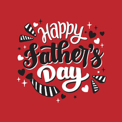 Happy Father's Day Greeting Card Design