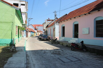 flores island, el peten, guatemala