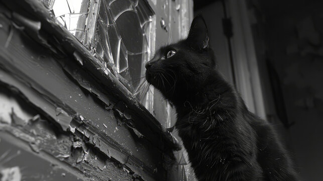 black cats bring bad luck, especially on Friday the 13th, is a superstition rooted in medieval Europe. They were often associated with witches and considered omens of misfortune.