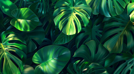 A lush green plant with leaves that are large and leafy