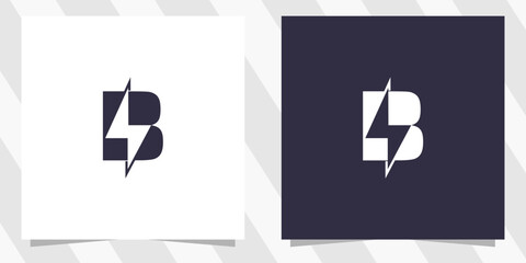 letter b with bold  logo design vector © euforia