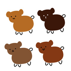 Vector Cat with Various Expressions | Doodle Style | Cute & Minimalist