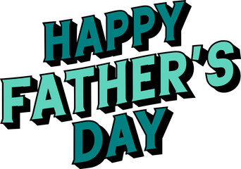 Obraz premium Happy Father's Day