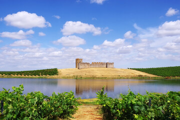 Castelo de valongo no sul de Portugal, região alentejo