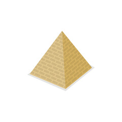 3D Isometric Flat  Set of Egypt Symbols. Item 5