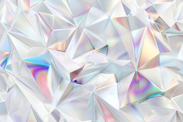 Abstract Iridescent Geometric Background