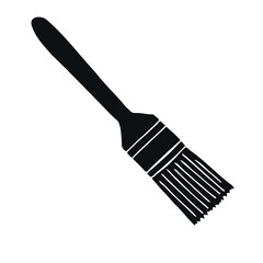 Vector hand drawn doodle sketch paint brush isolated on white background