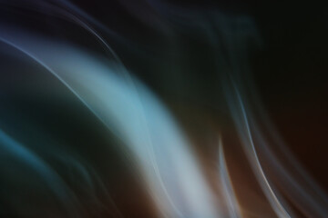 Close up of smoke abstract on black background