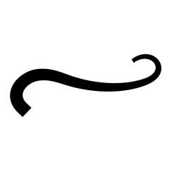 Text Tail Typography Vector 