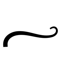 Text Tail Typography Vector 