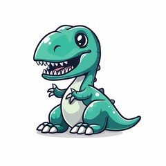 Naklejka premium Cute Tyrannosaurus rex, T-Rex