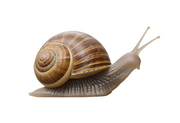 snail isolated on white background