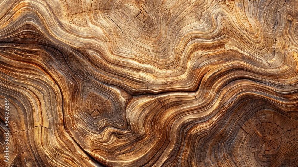 Poster abstract background with natural wood texture in brown color aged and rough surface with a unique pa