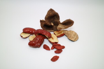 Asian herbal ingredients for health 