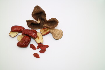 Asian herbal ingredients for health 