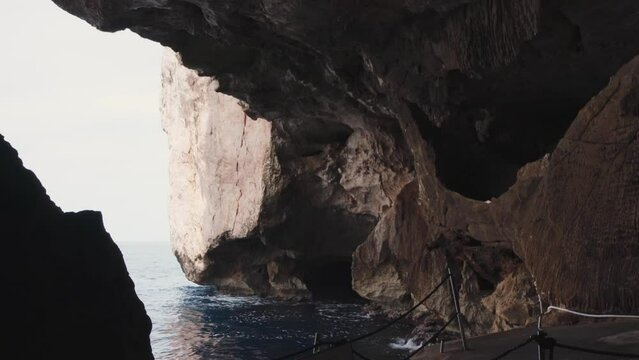underground cave cavern Grotta di Nettuno Neptune Grotto Sardinia Italy