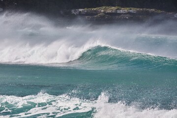 Stormy Waves Breaking
