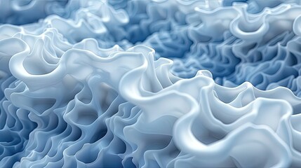 Obraz premium Holy multicolored esoteric art texture in white and blue. Bright sacred light in a tunnel or cave. Abstract detailed illustration. Concept of birth, rebirthing ... 