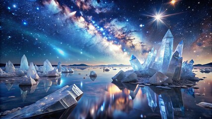 A beautiful blue sky with a large cloud of white milk